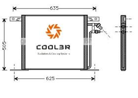 R.D. ME305 - CONDENSADOR MERCEDES VITO 96-03