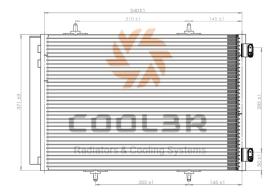 R.D. 16CA482 - CONDENSADOR CITROEN C-ELYSSE/PEUGEOT