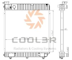 R.D. 16PA0224 - RADIADOR MERCEDES T1 - 601/602