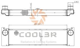 R.D. 16PI0425 - INTERCOOLER MERCEDES VITO 639/VIANO