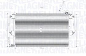 MAGNETI MARELLI BC831 - CONDENSADOR SEAT IBIZA / CORDOBA