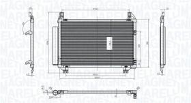 MAGNETI MARELLI BC837 - CONDENSADOR TOYOTA YARIS