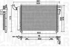 MAGNETI MARELLI BC982 - CONDENSADOR KIA RIO 1.5CRDI