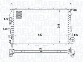 MAGNETI MARELLI BM1776 - RADIADOR FORD MONDEO III