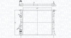 MAGNETI MARELLI BM1947 - RADIADOR RENAULT MEGANE I-KANG00
