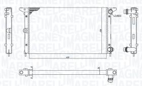 MAGNETI MARELLI BM1949 - RADIADOR FORD GALAXY/SEAT ALHAMBRA