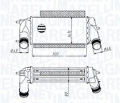 MAGNETI MARELLI MST549 - INTERCOOLER FORD FIESTA VI