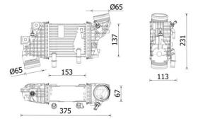 MAHLE CI663000P - INTERCOOLER VW CRAFTER