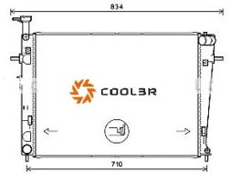 R.D. HY111 - RADIADOR HYUNDAI TUCSON/KIA