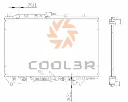 R.D. 104505083 - RADIADOR MAZDA 323 A/T