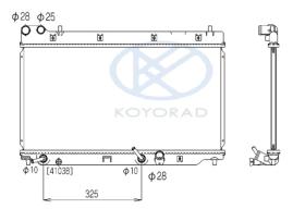 KOYO PL081815 - RADIADOR HONDA JAZZ A/T