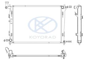 KOYO PL812454 - RADIADOR HYUNDAI I30