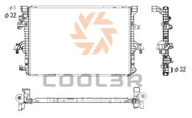 R.D. 1095N1081 - RADIADOR VW TRANSP. VI