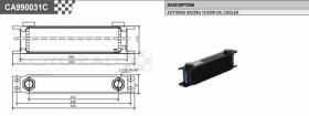 KOYO CA990031C - RADIADOR ACEITE 10 ROW - KOYO