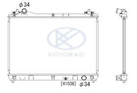 KOYO PL102059 - RADIADOR SUZUKI GRAND VITARA