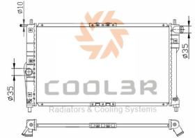 R.D. DW649 - RADIADOR DAEWOO NUBIRA