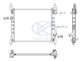 KOYO PL313213 - RADIADOR DAEWOO / CHEVROLET