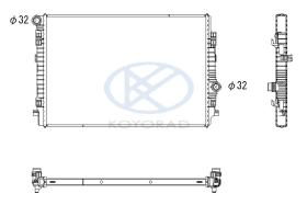 KOYO PL443710 - RADIADOR VW-AUDI-SEAT TDI