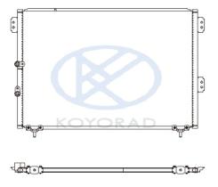 KOYO CD010561 - CONDENSADOR TOYOTA HIACE