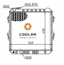 R.D. 17011033 - RADIADOR TOYOTA HILUX LN65-85 METALICO