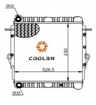 R.D. 17011064 - RADIADOR TOYOTA LANDCRUISER METALICO