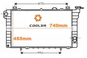 R.D. 17021227 - RADIADOR NISSAN PATROL METALICO