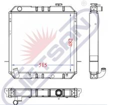 R.D. 15234216 - RADIADOR TOYOTA DYNA 150 95-99 METALICO