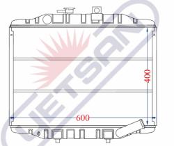 R.D. 15354333 - RADIADOR MITSUB L300-METALICO 2FILAS