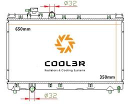 R.D. TO350 - RADIADOR TOYOTA CELICA 1.8 16V