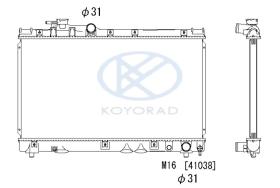 KOYO PL010407 - RADIADOR TOYOTA CELICA