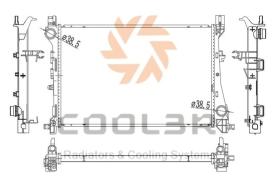 R.D. FT422 - RADIADOR FIAT 500L