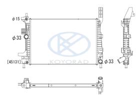 KOYO PL322849 - RADIADOR FORD FOCUS III TDCI-TRANSIT