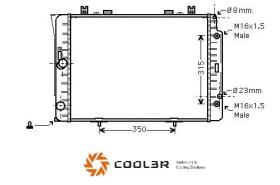 R.D. ME332 - RADIADOR MERCEDES W140