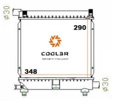 R.D. 1440026 - RADIADOR MERCEDES W201 M/T