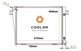 R.D. 1444044 - RADIADOR BMW E28/E24 A/T