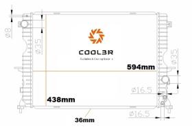 R.D. 1447016 - RADIADOR LAND ROVER DISCOVERY TD5 99-04