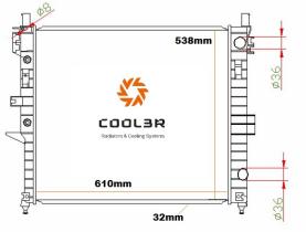 R.D. 1440089 - RADIADOR MERCEDES ML (W163)270CDI