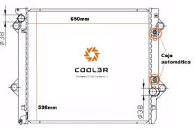 R.D. 1412415 - RADIADOR TOYOTA LANDCRUISER 3.0 A/T