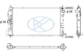 KOYO PL312714 - RADIADOR OPEL ASTRA/CHEVROLET