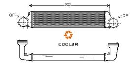 R.D. 102009J82 - INTERCOOLER BMW E46-X3