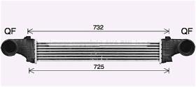 R.D. 105017J83 - INTERCOOLER MERCEDES W211