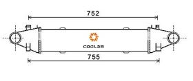 R.D. 105070J81 - INTERCOOLER MERCEDES W204