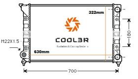 R.D. VW506 - RADIADOR VW PASSAT 1.8-2.0