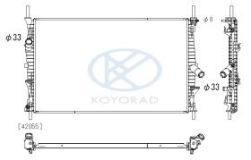 KOYO PL323782 - RADIADOR FORD TRANSIT `12