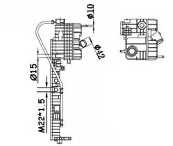 R.D. 08ME010 - DEPOSITO DCHO MERCEDES VITO (W638)