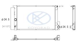 KOYO PL012079 - RADIADOR TOYOTA AURIS 1.4-1.6