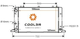 R.D. AI602 - RADIADOR AUDI 80 86-91