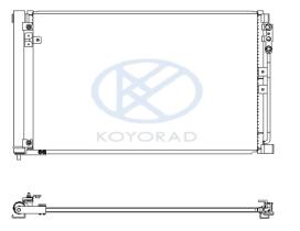 KOYO CD021041 - CONDENSADOR NISSAN/INFINITY