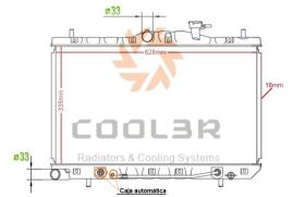 R.D. 104007082 - RADIADOR HYUNDAI ACCENT 1.3-1.6 A/T