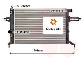 R.D. 10550808A7 - RADIADOR OPEL ASTRA G -A/C A/T